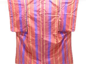 大正ロマン　縞織り出し着物